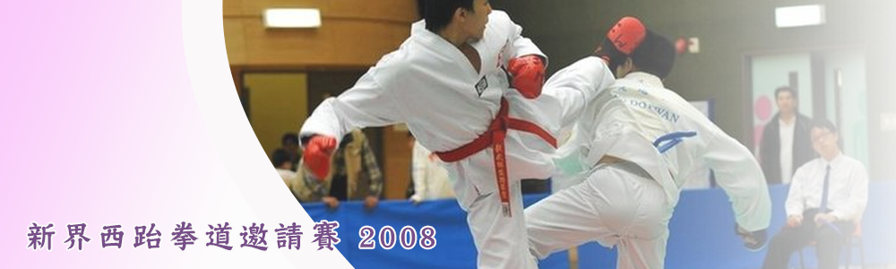 新界西跆拳道邀請賽2008_Banner
